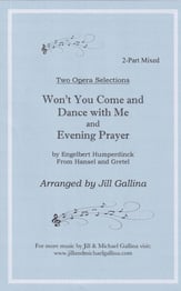 Two Opera Selections Two-Part choral sheet music cover